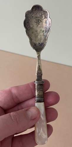 Antique silver plated - hb&s,