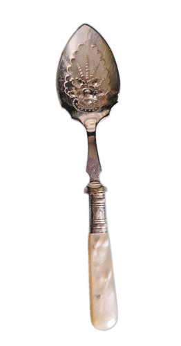 Antique victorian jam spoon - jam,