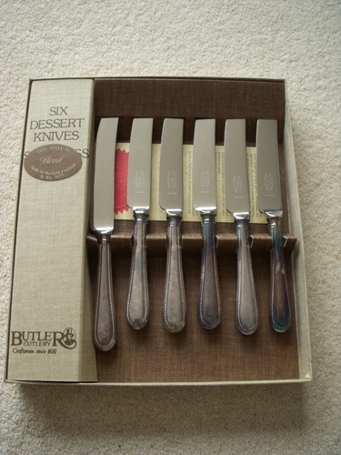 Dessert knives silver - knives,