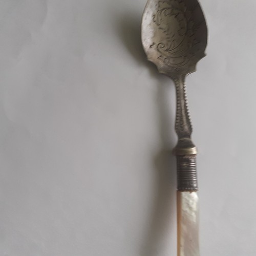 Antique silver plated - jam, /