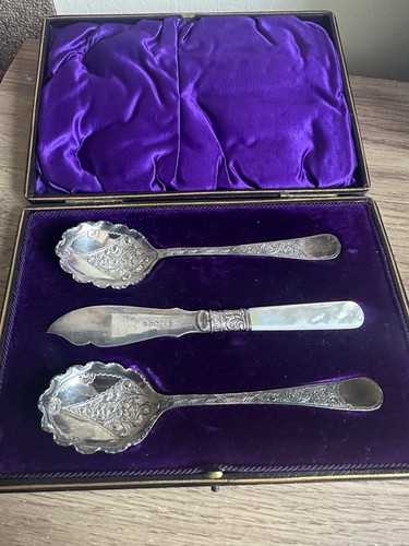 Antique silver plated serving - antique,