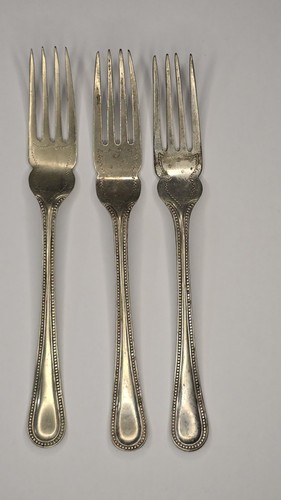 Antique silver plate forks - antique,